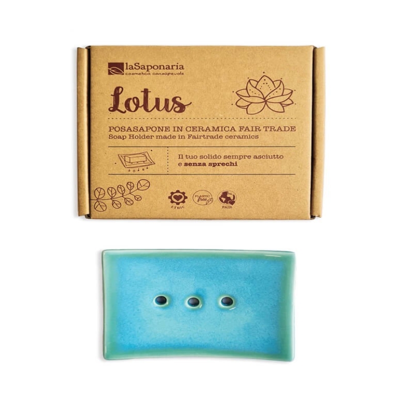 Lotus - Portasapone in ceramica