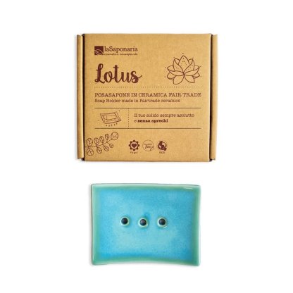 Lotus - Portasapone in ceramica
