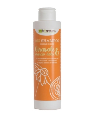 Shampoo girasole e arancio dolce
 FORMATO-200 ml