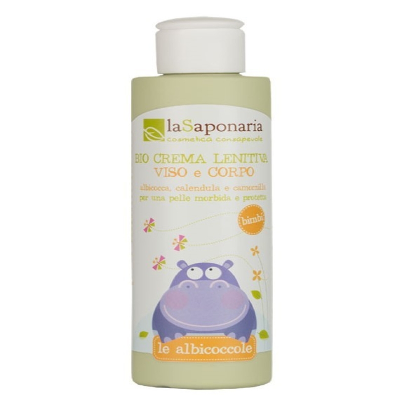 Bio crema lenitiva viso e corpo - Crema nutriente per bambini e