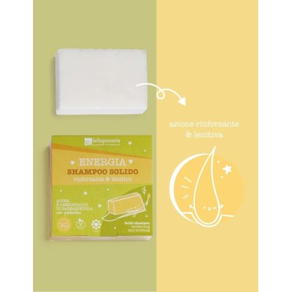 Shampoo solido Energia - rinforzante e lenitivo