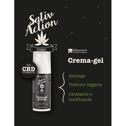 Crema-Gel viso uomo Antiage