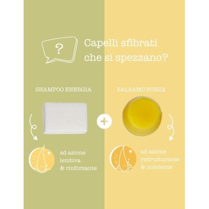 Capelli secchi o trattati - Kit Shampoo e balsamo solido