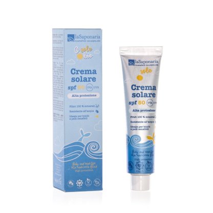 Crema solare SPF50 in formato da viaggio