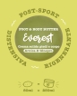 Caratteristiche crema solida Everest: post-sport, rigenerante e distensiva