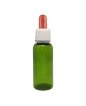 Flacone PET verde contagoccia rosso