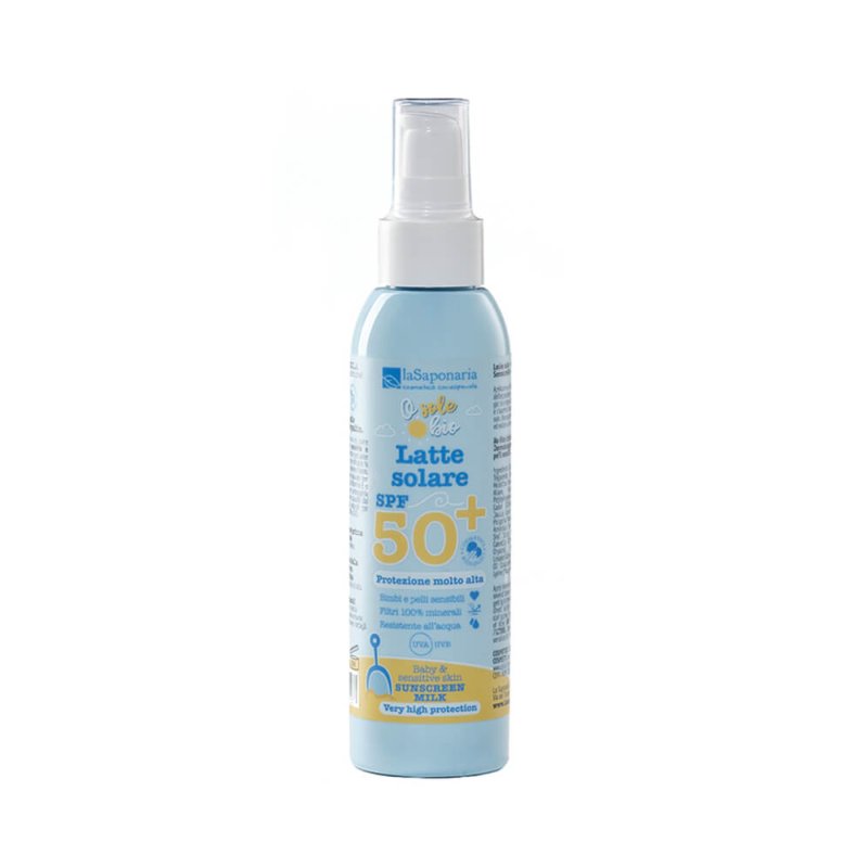 Latte solare SPF 50+ - Protezione molto alta bimbi e pelli sensibili