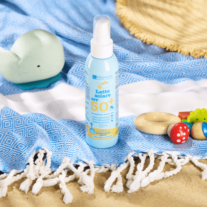 Latte solare SPF 50+ - Protezione molto alta bimbi e pelli sensibili