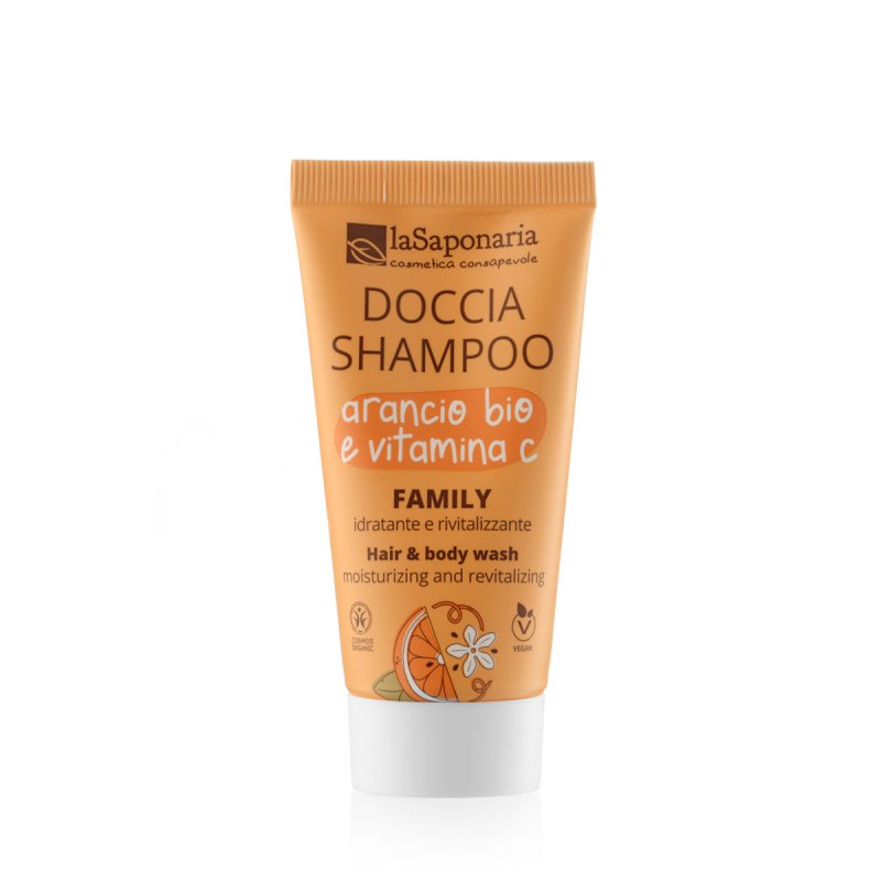 TRAVEL - Doccia Shampoo Family - Arancio Bio e Vitamina C (30ml)