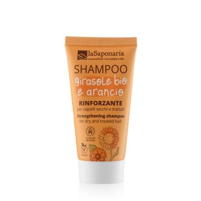 TRAVEL - Shampoo rinforzante - Girasole Bio e Arancio TRAVEL - Shampoo rinforzante - Girasole Bio e Arancio