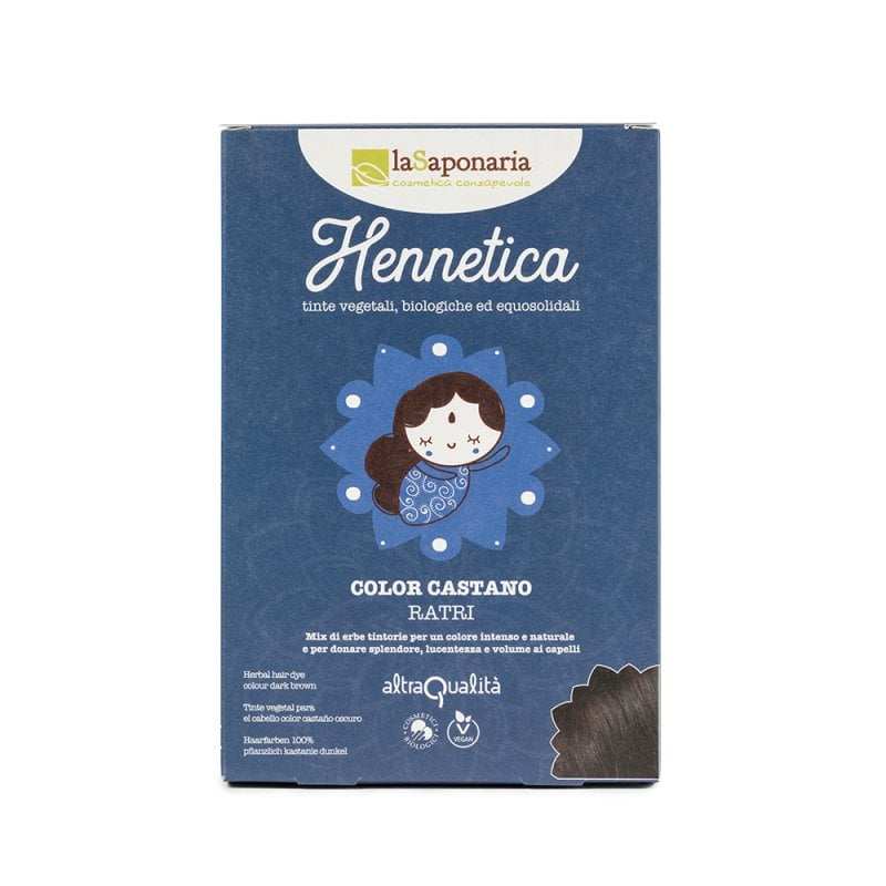 Tinta vegetale castano scuro - Ratri