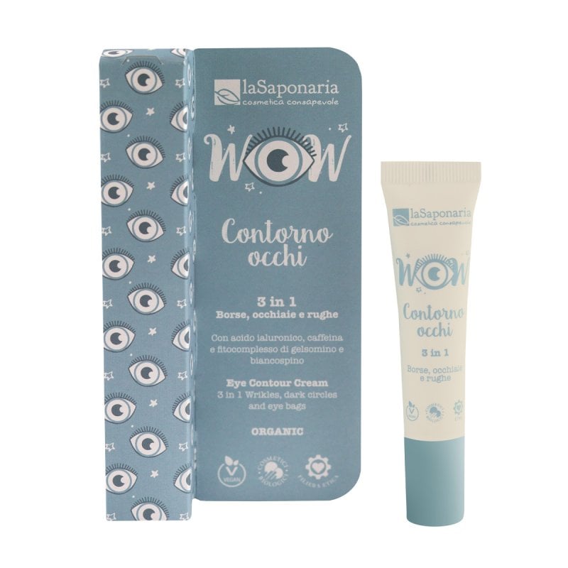 Crema contorno occhi 3 in 1 contro borse, occhiaie e rughe
