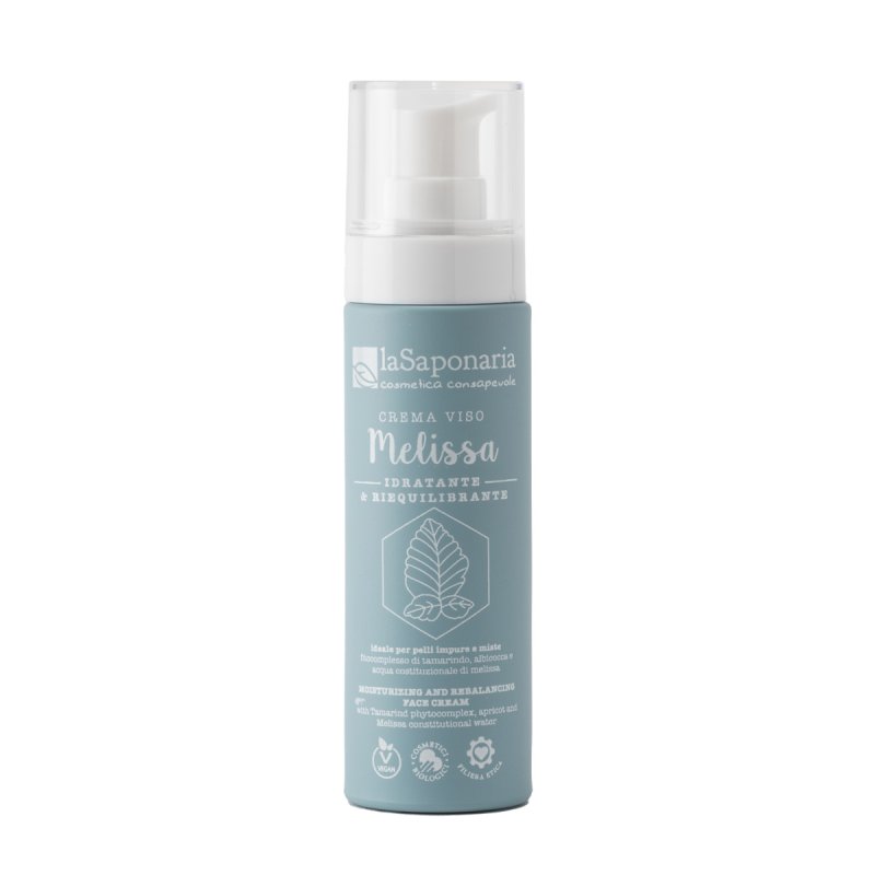 Crema viso Melissa idratante e riequilibrante