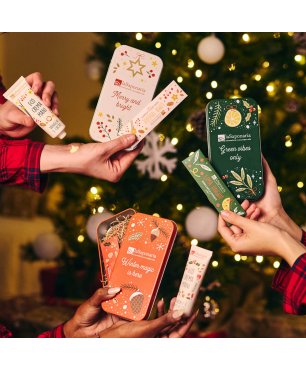 Scrigno di cosmetici biologici - regalo di natale ecologico e solidale