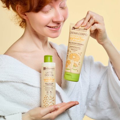 Crema Corpo Pelli secche e sensibili – Calendula Bio e Prebiotici