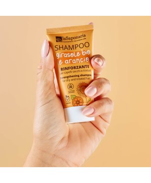 TRAVEL - Shampoo rinforzante - Girasole Bio e Arancio (30ml)