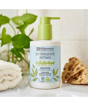 Detergente intimo Protettivo - Tè verde Bio & Ialuronico