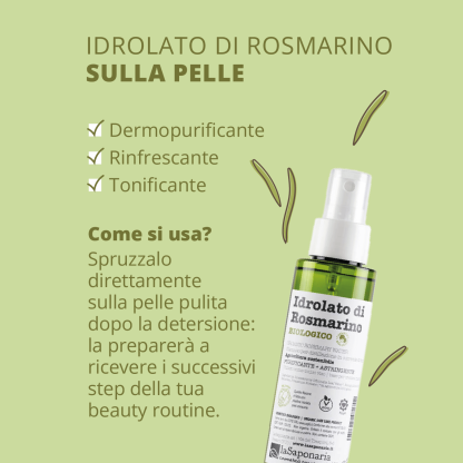 Idrolato di rosmarino bio