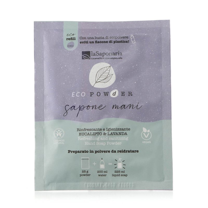 Sapone mani in polvere igienizzante