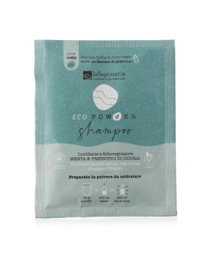 Shampoo in polvere lucidante e seboregolatore - Menta