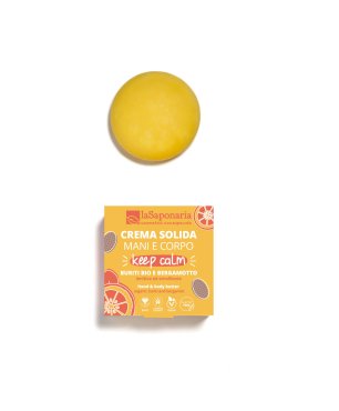 Crema corpo solida Keep Calm - Lenitiva e riparatrice  | La Saponaria