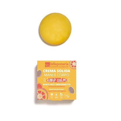 Crema solida mani e corpo Keep Calm