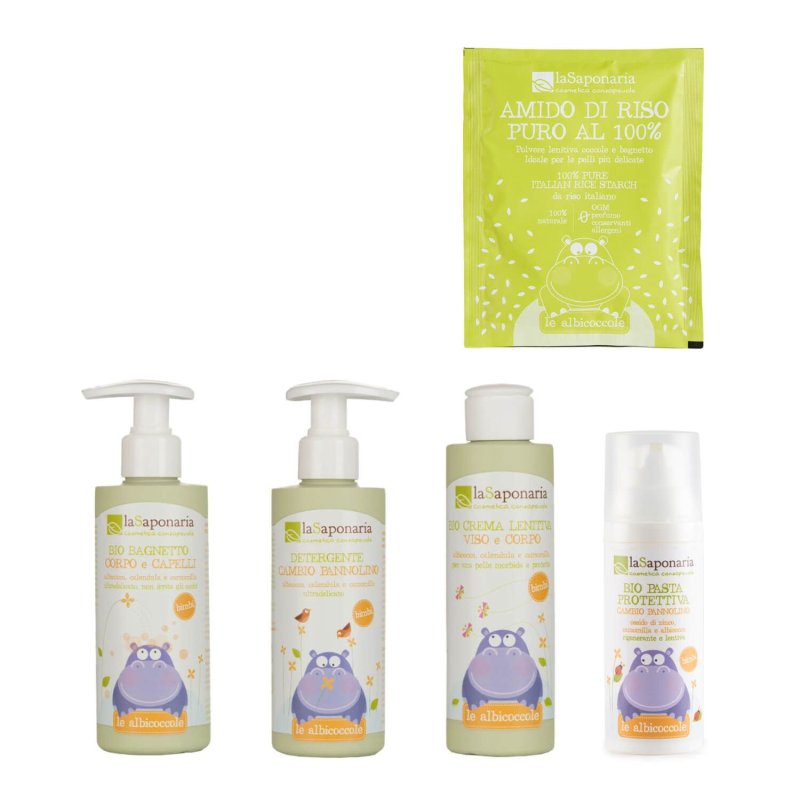 Kit Routine neonati e bimbi - regalo primo bagnetto